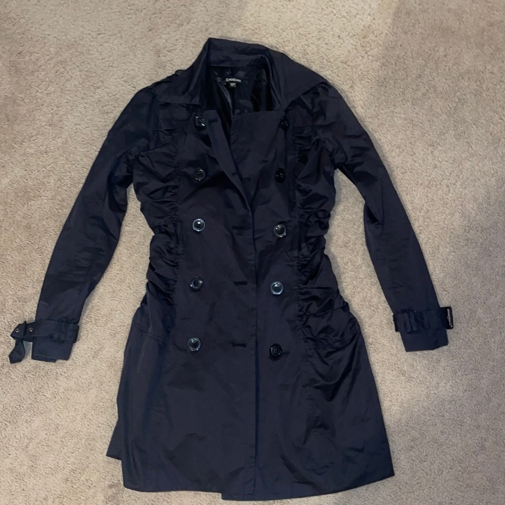 Bebe black elegant coat without the belt